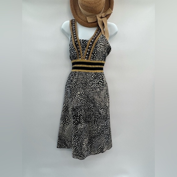 Kenar Tribal Print Beaded Dress – Size 4 - Picture 6 of 6